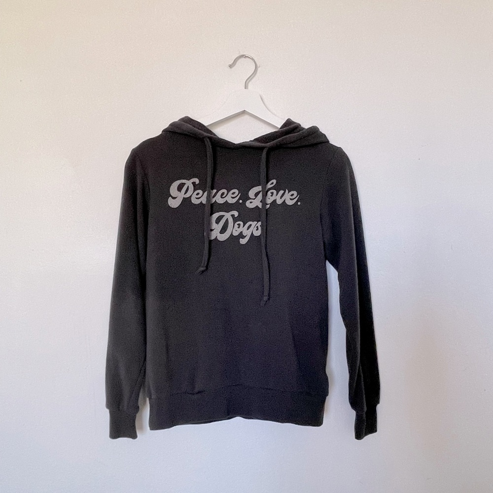 FIFTH SUN PEACE LOVE DOGS HOODIE